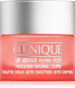 Clinique All About Eyes Rich crema de ochi hidratanta impotriva cearcanelor si ochilor umflati