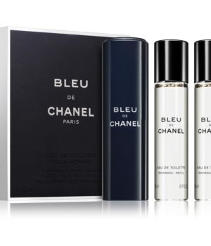 Chanel Bleu de Chanel eau de toilette (1x reincarcabil + 2x rezerva) pentru barbati